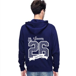 Leavers 2026 Customized School Name Butterfly Graphic Design Farwell Stars & Stripes Hoodie